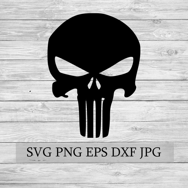 Download The Punisher Logo SVG png JPG dxf EPS Digitial Download | Etsy