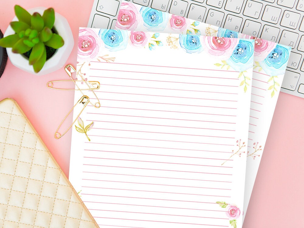 college ruled lined paper ruled notebook refill download etsy