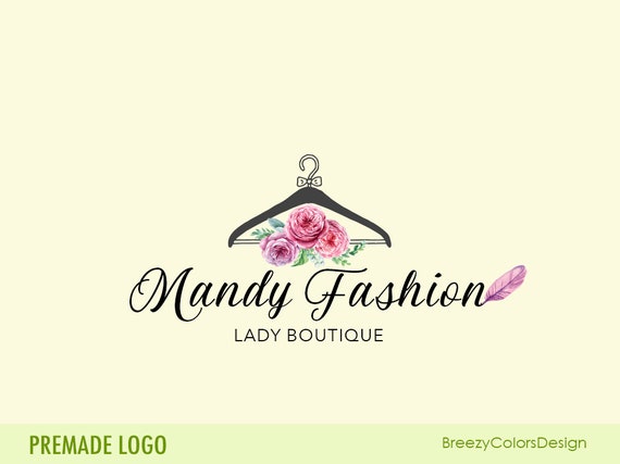Hanger Logo Design Custom For Clothing Shop Boutique Woman Etsy Hanger Logo Design Custom For Clothing Shop Boutique Woman Etsy