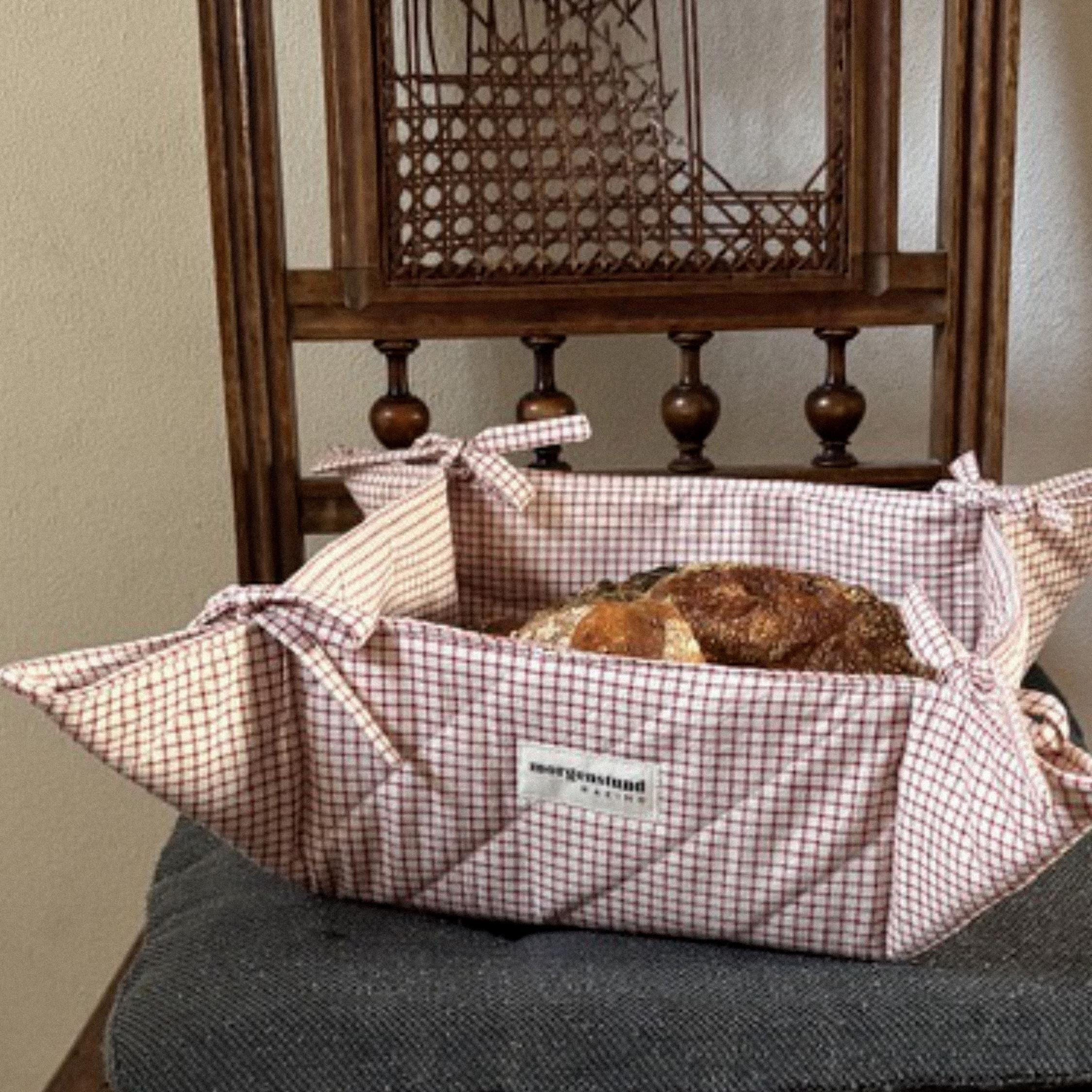 The Bread Set | Sewing Pattern PDF for Bread Bag & Fabric Basket ...