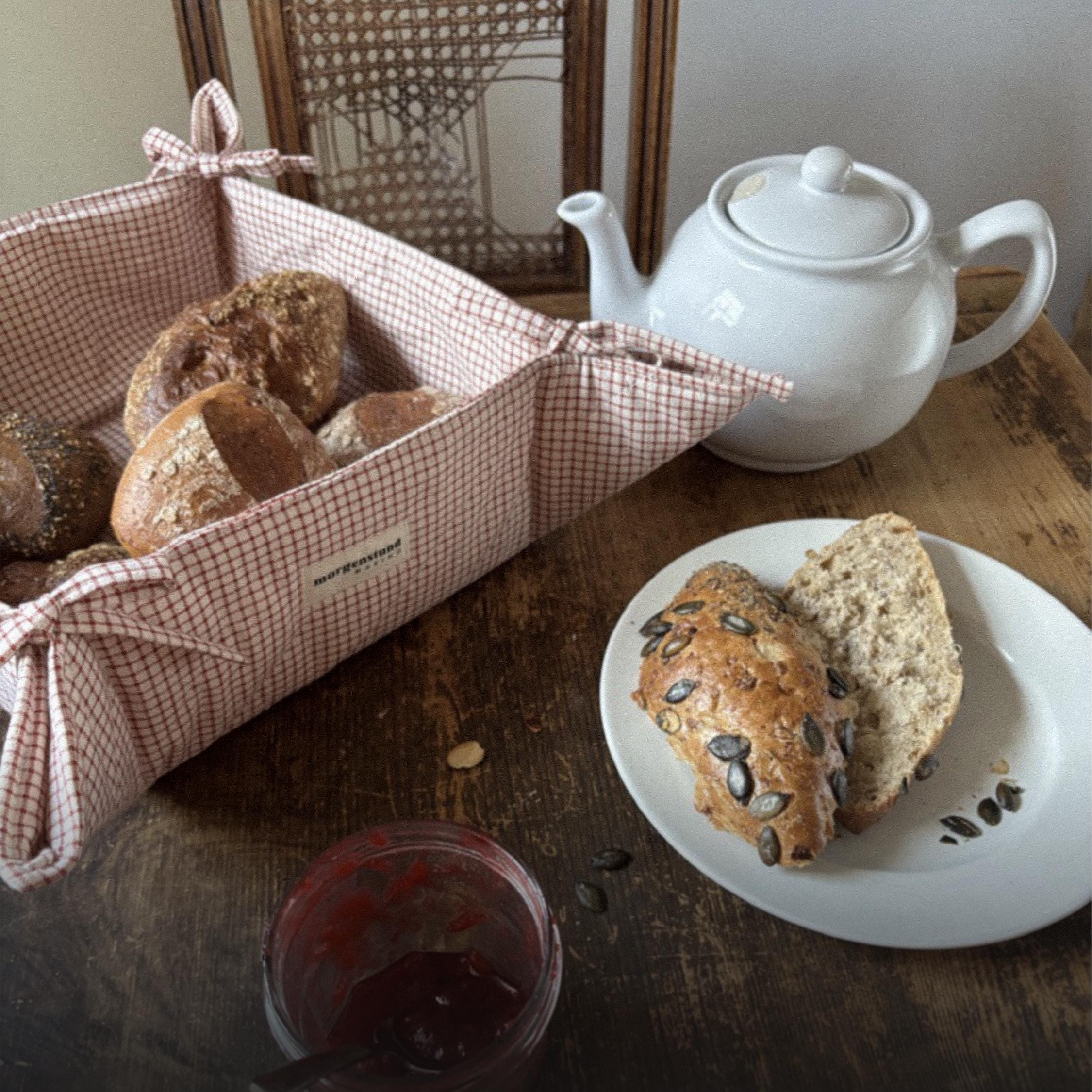 The Bread Set | Sewing Pattern PDF for Bread Bag & Fabric Basket ...