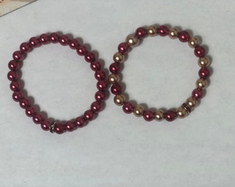 Brick house! Beaded bracelet set by LoveSurvived