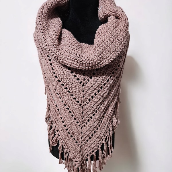 Wild oleander hooded scarf