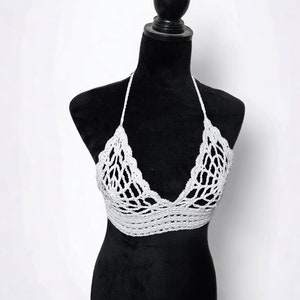 Crochet spiderweb top