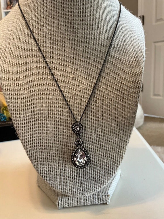 Vintage Givenchy Adjustable Rhinestone Necklace