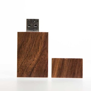 Dark Rectangle Wooden Wood USB stick 2GB 4GB 8GB 16GB 32 GB 64GB Personalised Customised Logo printing engrave etched flash drive wedding