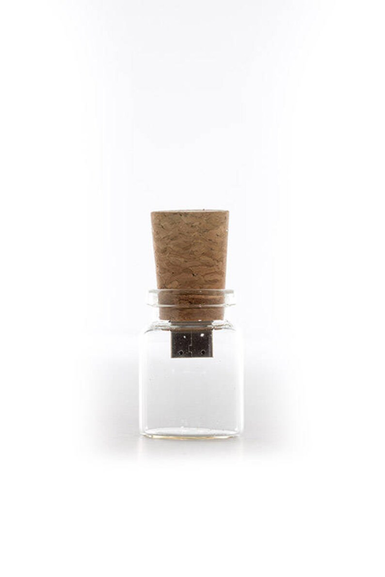 Peut inclure: Une petite bouteille en verre avec un bouchon en li&egrave;ge. La bouteille contient une cl&eacute; USB.
