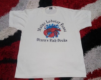 RARE!!! Vintage Screen Star Thin Maine Lobster Feast Made in USA
