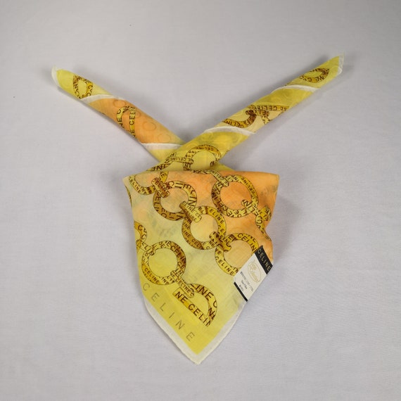 Celine Neck Scarf Women Scarves Bandana Authentic