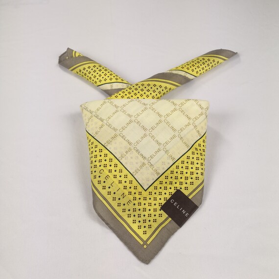 Authentic Celine Neck Scarf Women Scarves Bandana