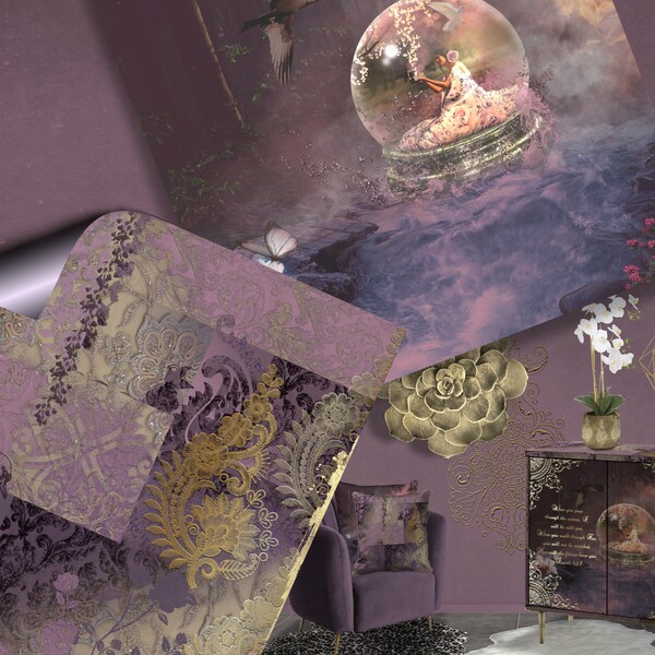 Large Decoupage Paper for Furniture Etsy