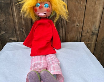 Vintage Rare! Pelham Ventriloquist PuppetVent/Rod - 1960s/70s *Made in England