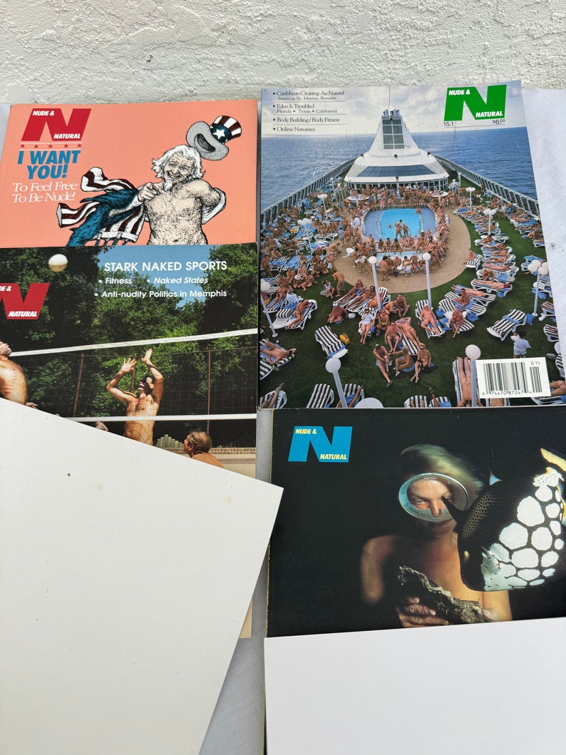 Vintage 1990s Nude & Natural Magazines (lot of 4) Nudist Magazine - Etsy