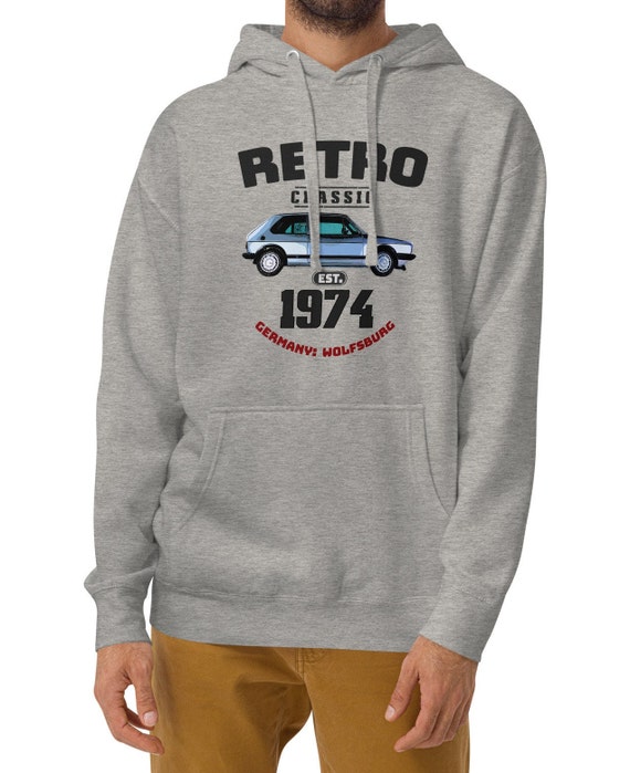VW Golf GTi Classic Car Felpa con cappuccio Golf Car Felpa | Etsy Italia