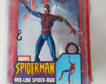 Spiderman Classics - Figura de acción de Spiderman de la línea web Toybiz Legends Rare