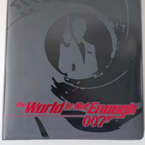 James Bond World Is Not Enough Sammelmappe + Basiskarten Set Inkworks 1999