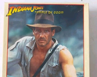 Indiana Jones And The Temple Of Doom Waddington Jigsaw Puzzle Complete 1984