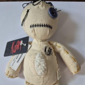 New Vintage 2000 Korn Rag Voodoo Doll Issues Sick & Twisted Tour
