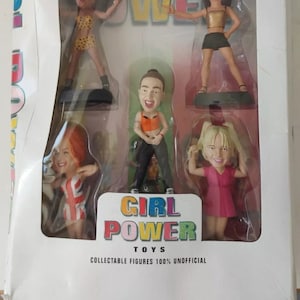 Spice Girls - Girl Power Complete Collectable Figure Figurine Set Vintage Rare