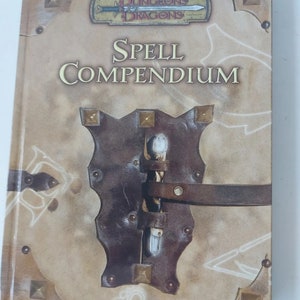 Compêndio de feitiços de D&D WOTC capa dura