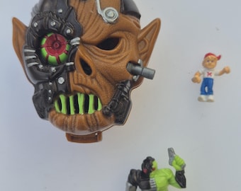 1992 Mighty Max Fights Nuke Ranger Playset 90s Bluebird MM Horror