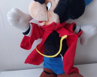Mickey Mouse Fantasia Disneyland Exclusive Disney Plüsch Stofftier 33 cm Vintage