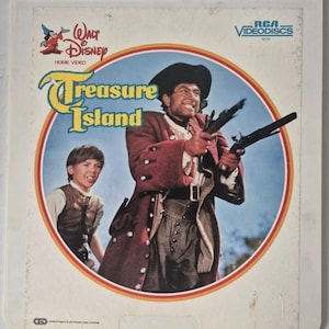 Disney Treasure Island Vintage Laserdisc / Videodisc RCA 1983 Walt Disney