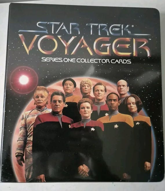 Star Trek Voyager Series 1 Master Set & Binder Rare Holo 115 Cards Star Trek Voyager Series 1 Master Set & Binder Rare Holo 115 Cards