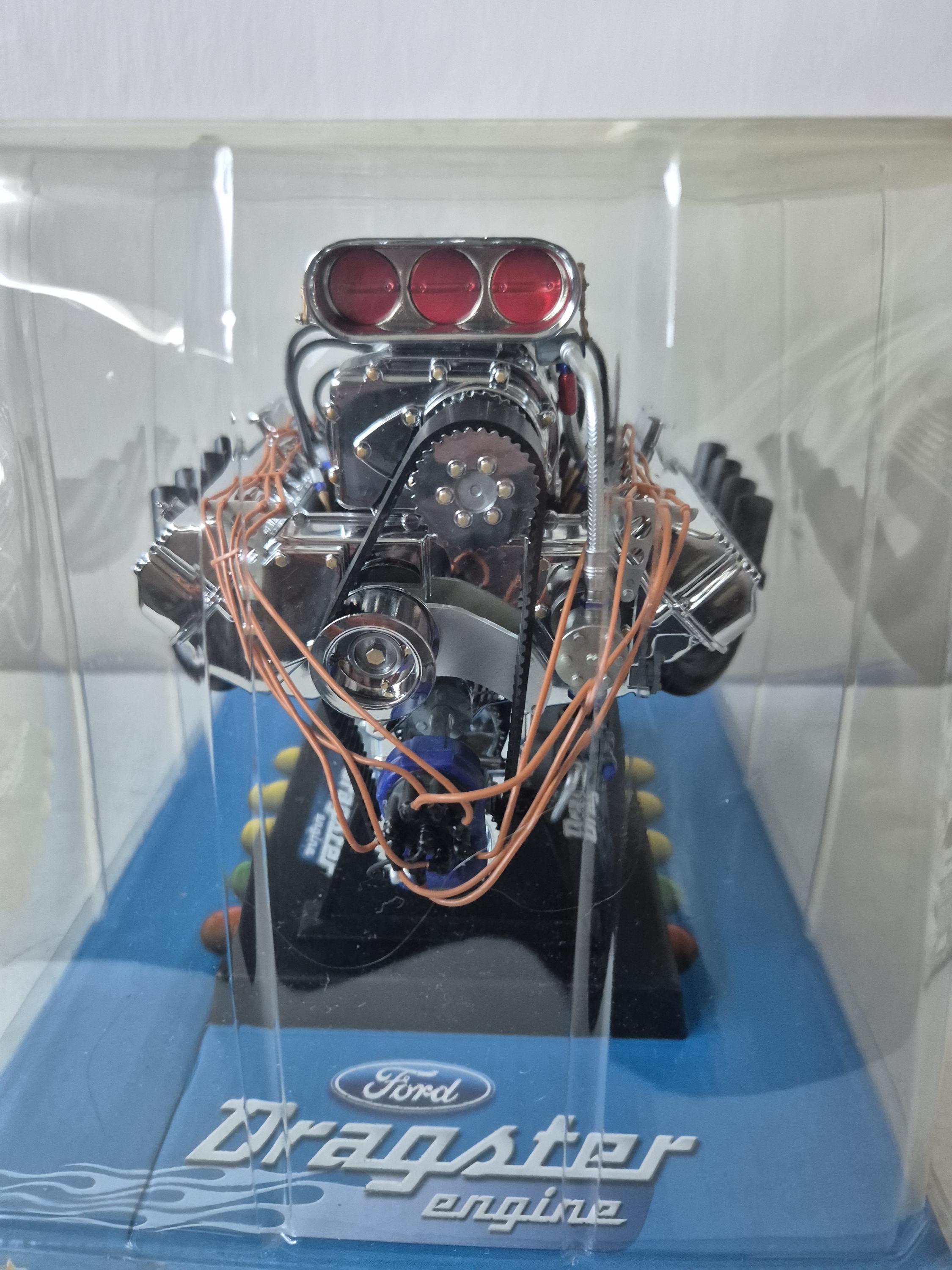 Ford Dragster Replica Engine 1/6 Scale Model With Working Parts