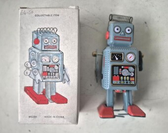 プラネットロボット ロビー・ザ・ロボット ゼンマイ式ブリキおもちゃ