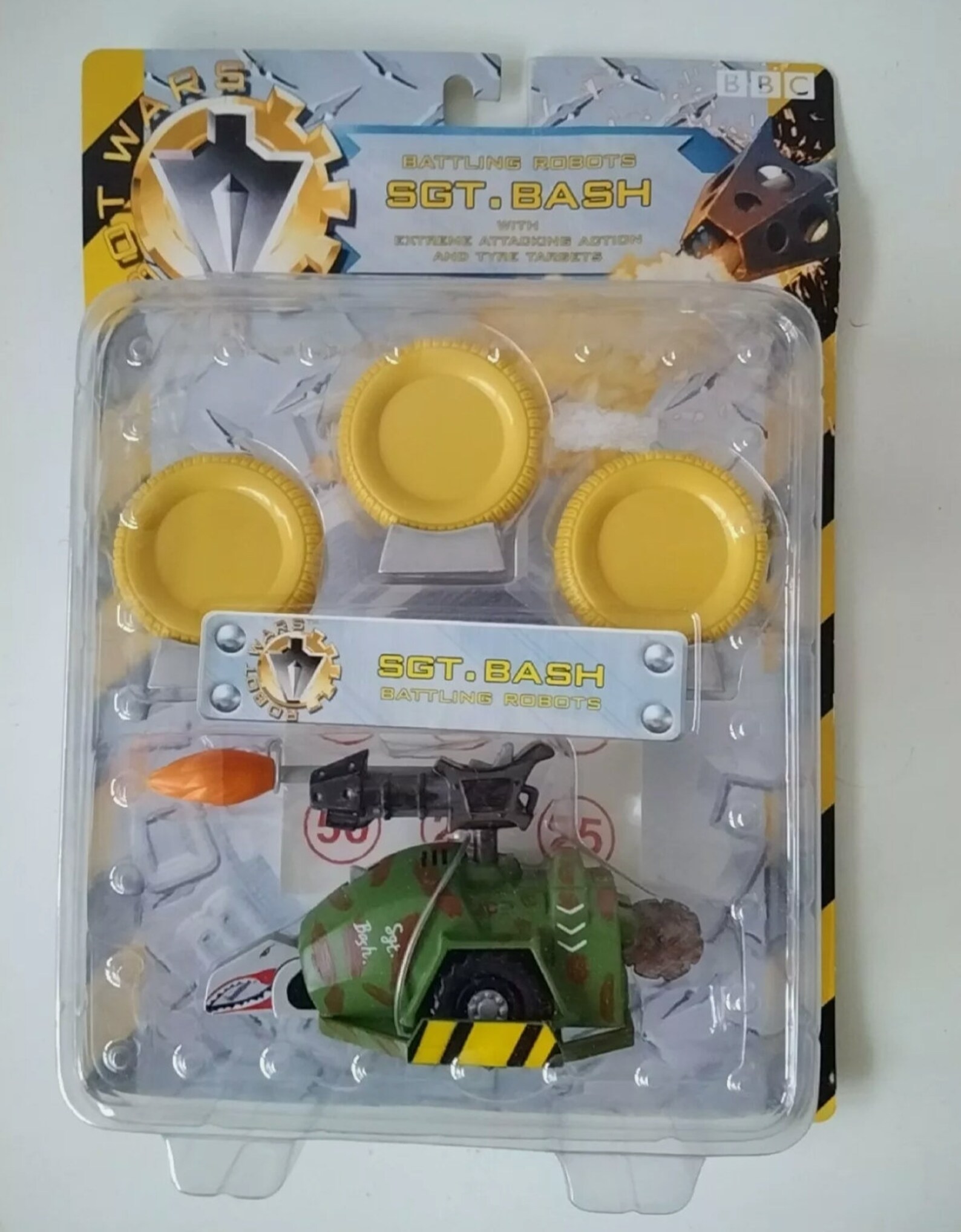 Vintage BBC Robot Wars Sgt. Bash Toy Pullback Vehicle by Etsy