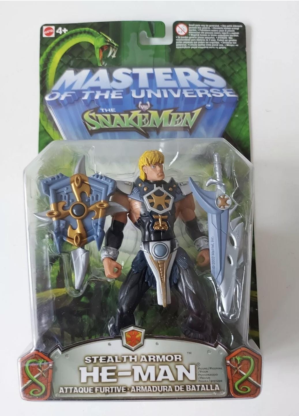 Masters Of The Universe Origins Snake Armor He-Man: Action Figure 14 Cm Con 16 Punti Snodo, Giocattolo Collezionabile Per Bambini 6+