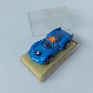 Alpine Renault Politoys NY12 Blue Racing Diecast Model 1/55 Rare Vintage