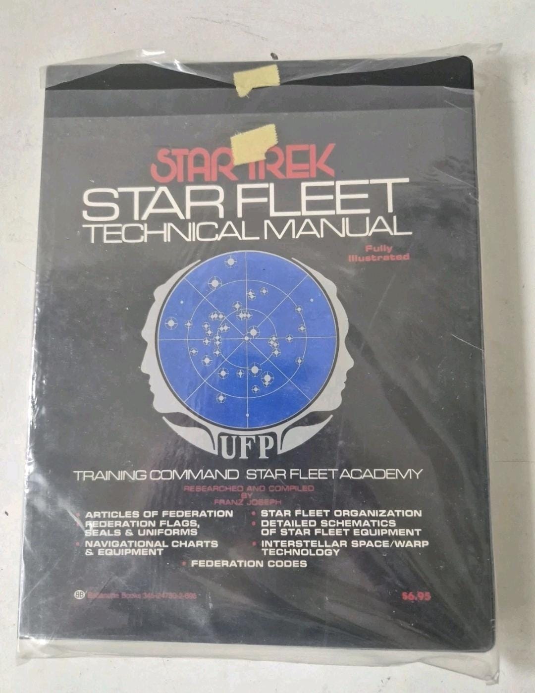 Star Trek Star Fleet Technical Manual 1st Printing 1975 Hardcover