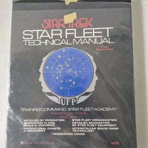 Star Trek Star Fleet Technical Manual 1st Printing 1975 Hardcover Vintage  T2102