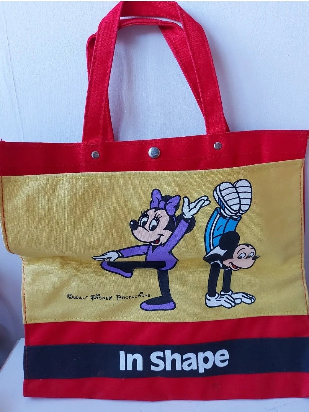 Vintage Walt Disney Mickey & Minnie Mouse 'in Shape' Aerobics