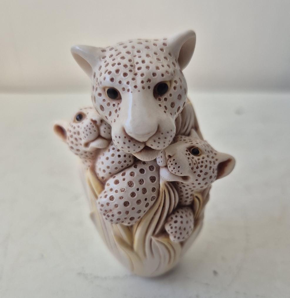 Harmony Kingdom Artist Adam Binder Leopard's Creek LE 250 Retired