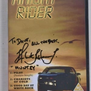 Knight Rider Muntzy Autograph Herbert Jefferson Jr Knight of the Phoenix DVD