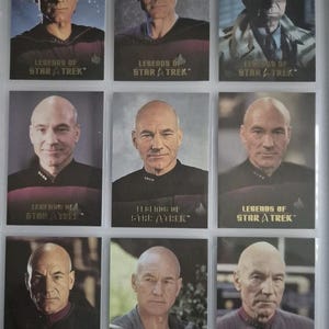 Star Trek Legends Von Star Trek Set 1 Limited Edition Patrick Stewart Als Captain Jean Luc Picard #1043/1701
