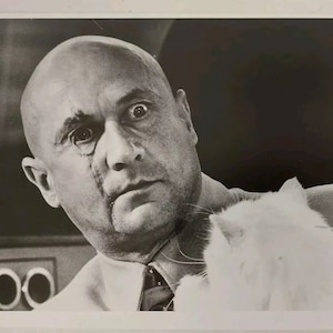 Sólo se vive dos veces 1967 James Bond Lobby Card Reino Unido Blofeld Donald Pleasence