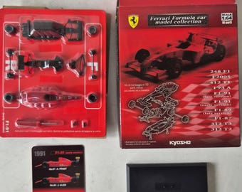 Kyosho Ferrari F1-91 1991 Formula 1 F1 10 Piece Model Kit 1/64 J