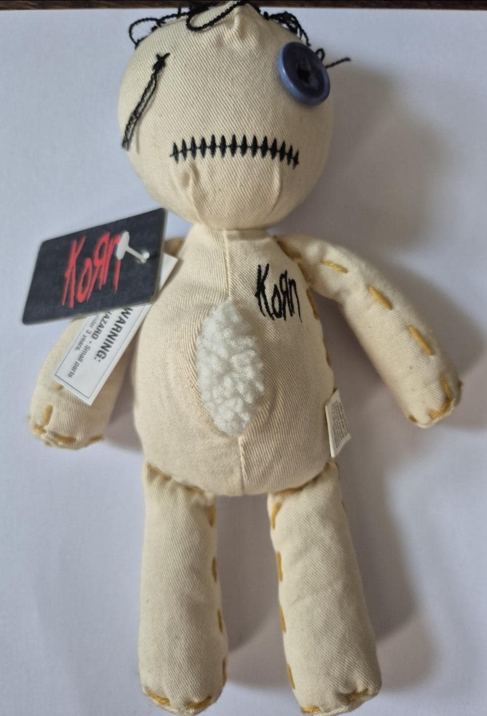 New Vintage 2000 Korn Rag Voodoo Doll Issues Sick & Twisted Tour