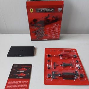 京商 KYOSHO 1/64 Ferrari F-1 組み立てキット 10種 Kyosho Ferrari F1-91 1991 Formula 1 F1 10 Piece Model Kit 1/64 J