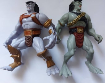 2 x Wasserspeier Goliath Vintage Figuren Kenner 1996