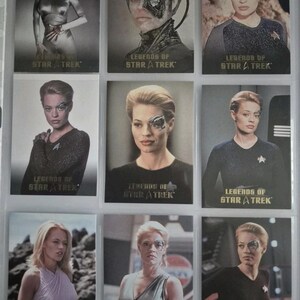 Star Trek Legends Von Star Trek Set 1 Limitierte Auflage Jeri Rayan als Seven Of Nine #1043/1701