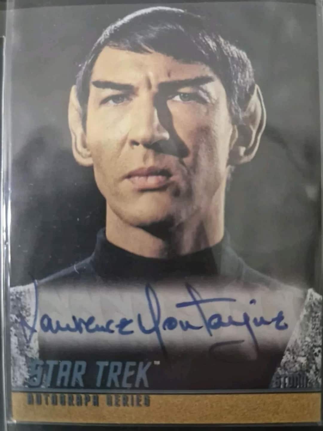 Star Trek the Original Series Autograph Card A105 Lawrence