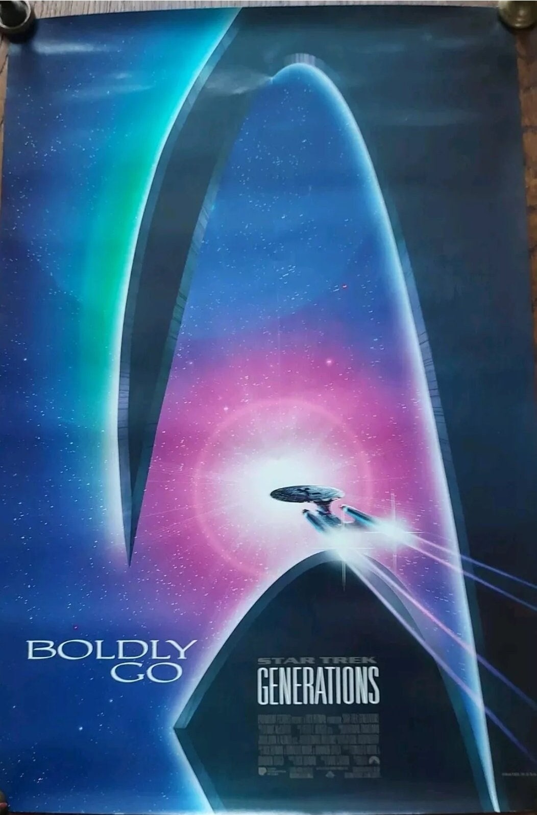 Star Trek - Der Film - William Shatner - Filmposter A3 29x42cm Gerollt
