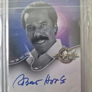 Star Trek The Original Series Autogrammkarte A25 Robert Hooks / Admiral Morrow RAR