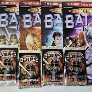 Doctor Who combatte nelle riviste Time con pacchetti di carte sigillati, numeri 6-10
