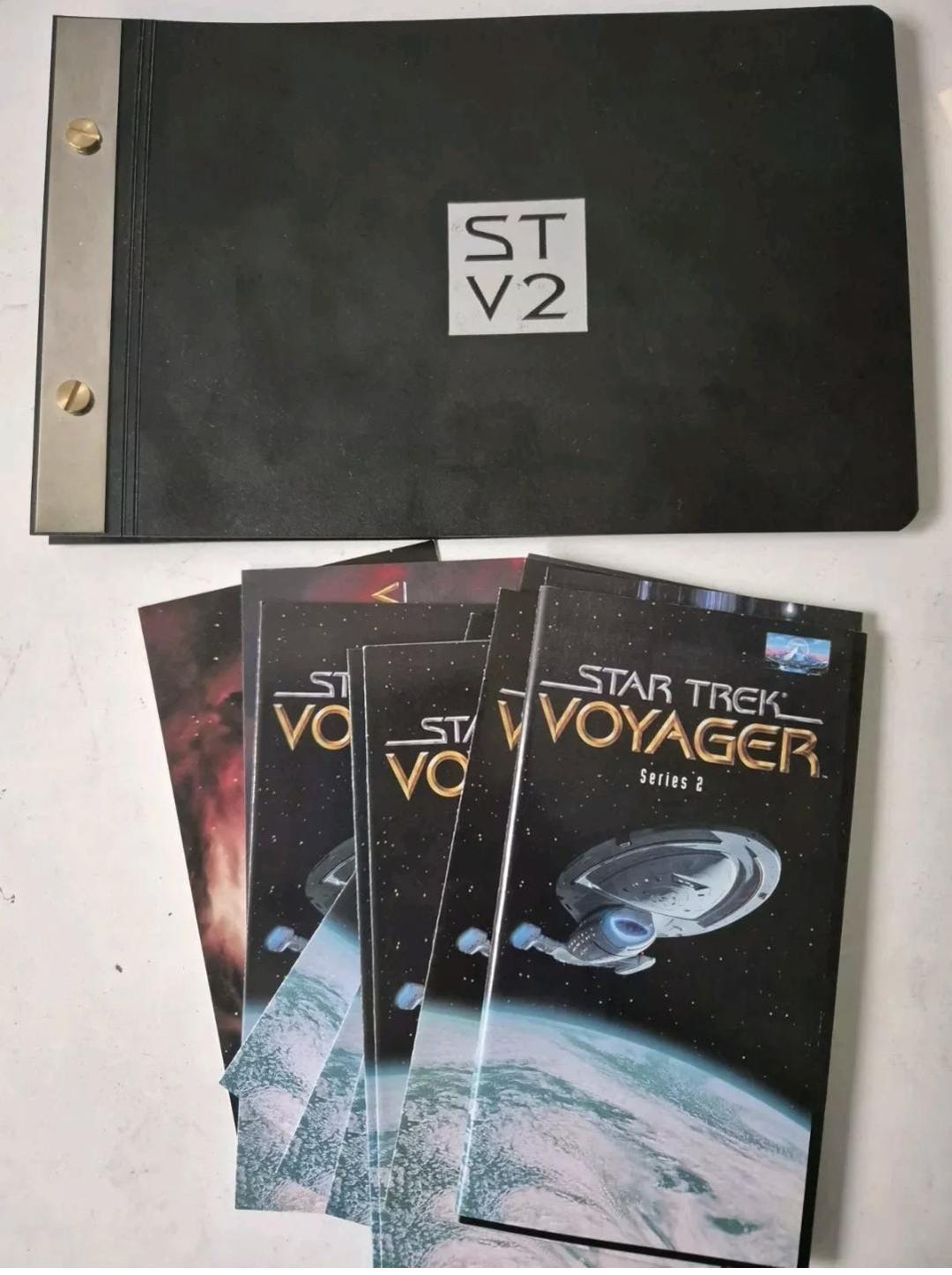 Star Trek Voyager Season 2 Commemorative Card Set & Binder Super Rare ...
